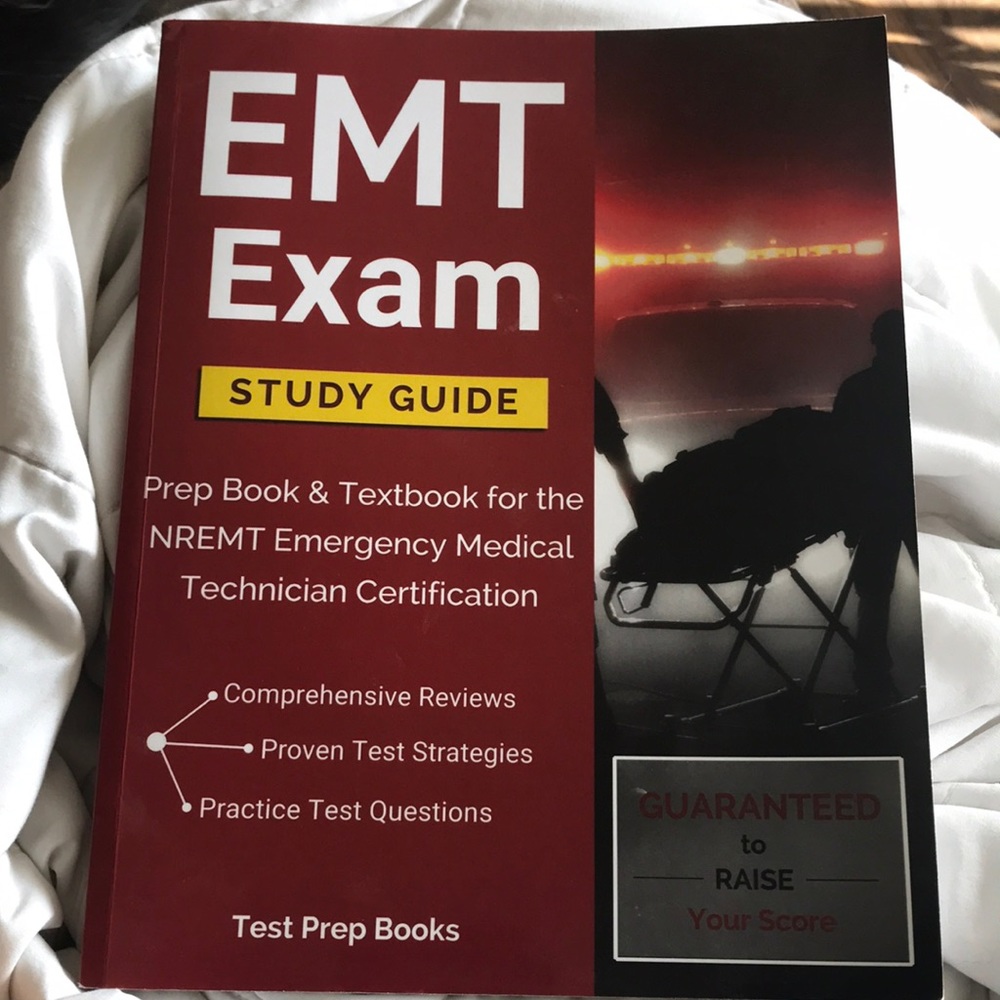 EMT EXAM STUDY GUIDE Prep book & textbook NREMT